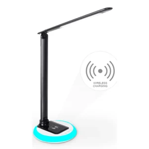 Eye-Caring LED Desk Lamp with RGB-10W wireless charging