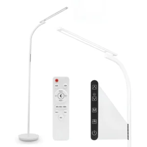 Flexible LED Light floor Lamp with 360° Gooseneck and Custom Brightness Settings