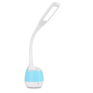 Rechargeable 4-in-1 LED Desk Lamp with RGB Night Light, Pen & Phone Holder