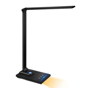 Adjustable Metal LED Desk Lamp with USB Charging