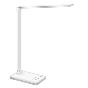 Modern LED Desk Lamp with Touch Control, USB Charging