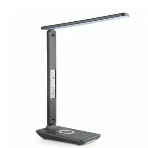 Multifunctional LED Desk Lamp with Wireless Charging, LCD Display