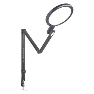 Aluminum  Clamp Desk Lamp, 1200LM Eye-Friendly LED Light for Work & Reading